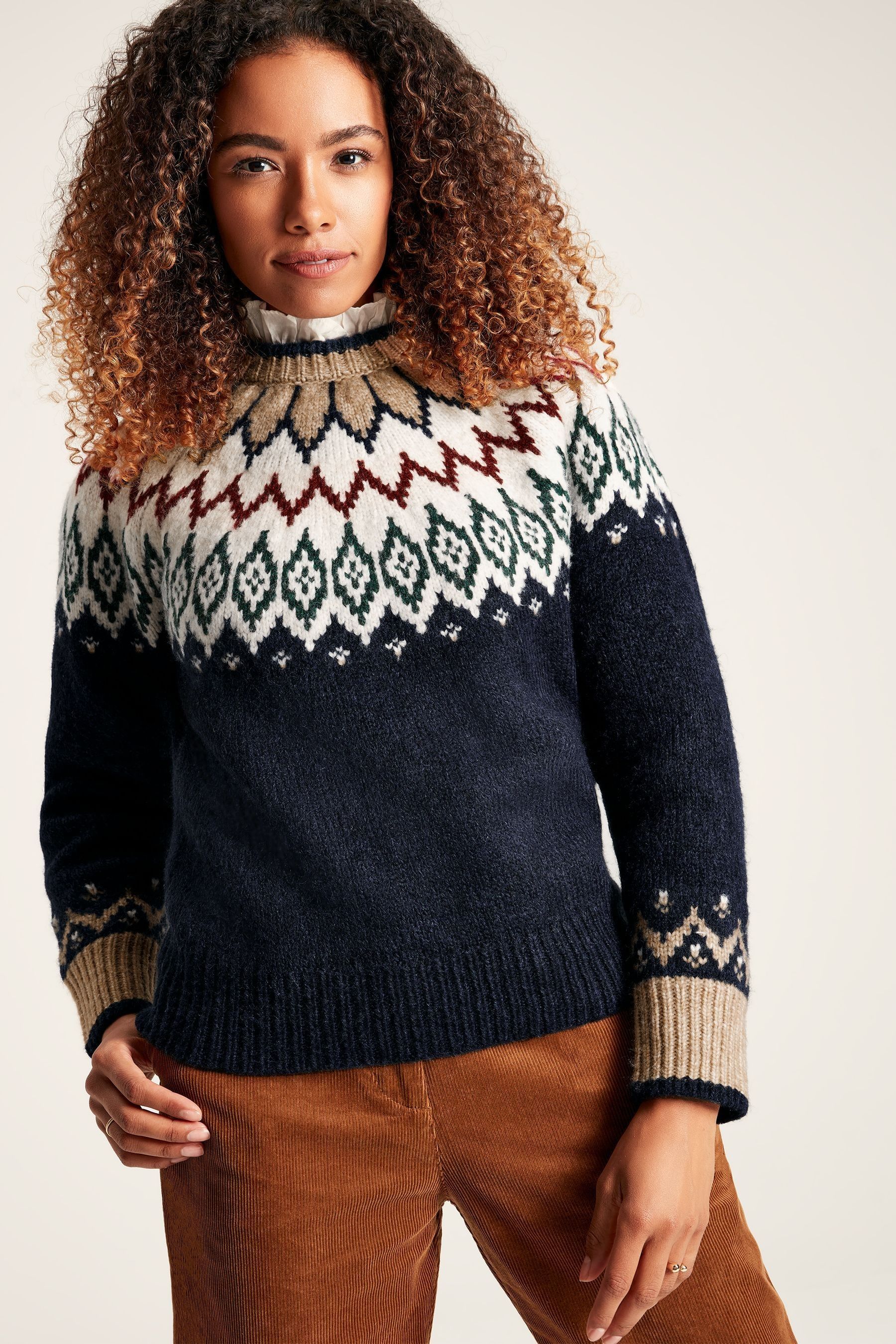Fair isle jumper womens store
