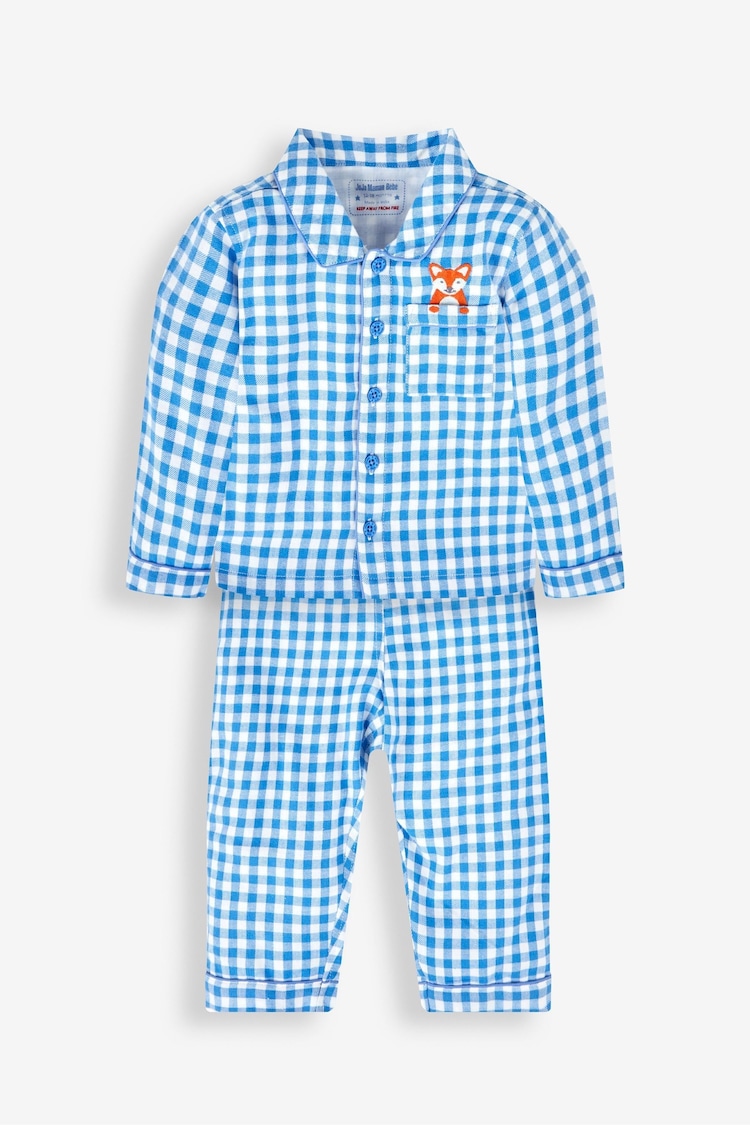 Pyjama JoJo Maman Bébé Renard - 12-18 Mois à Carreaux - Chaud Et Doux