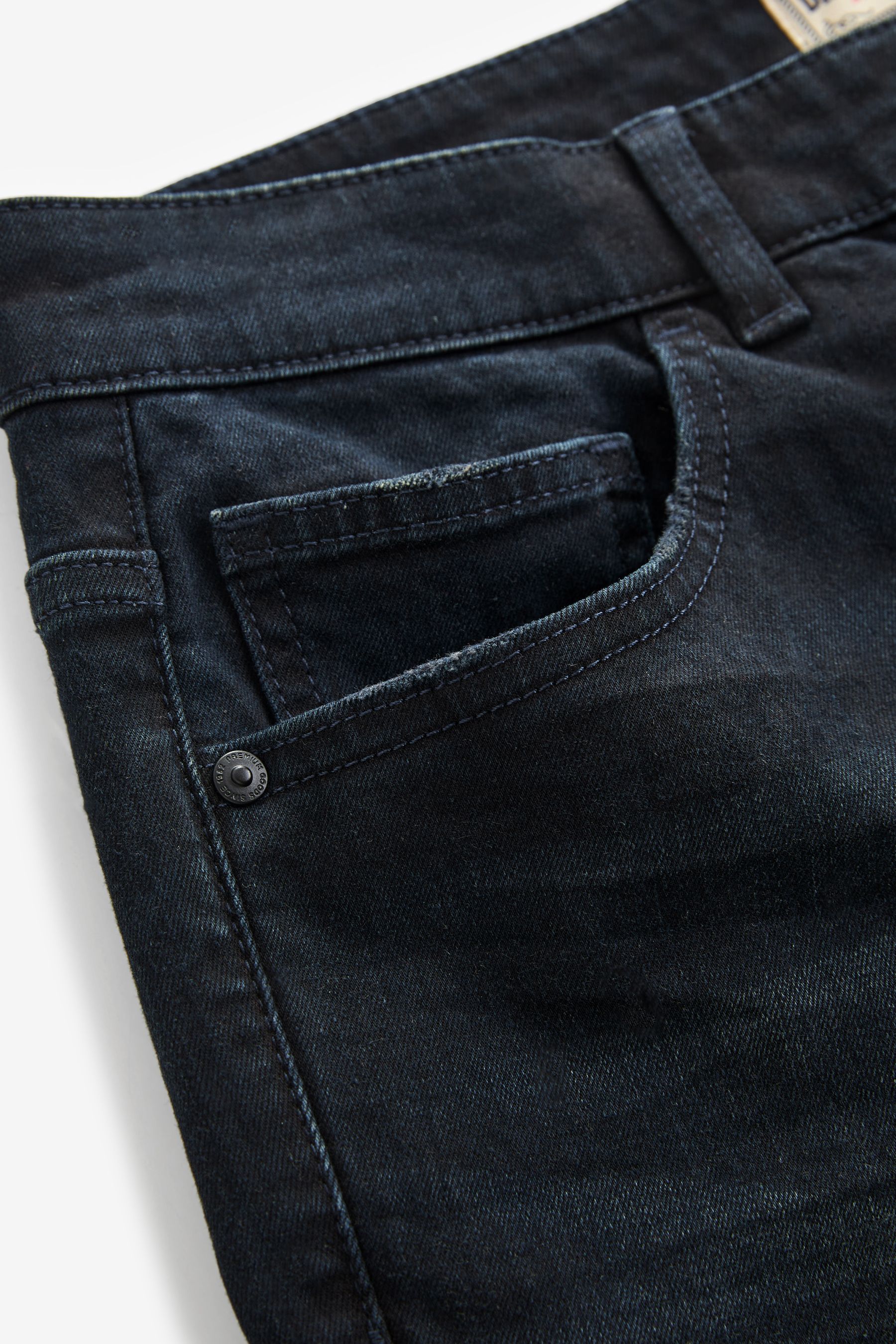Blue button up black jeans top