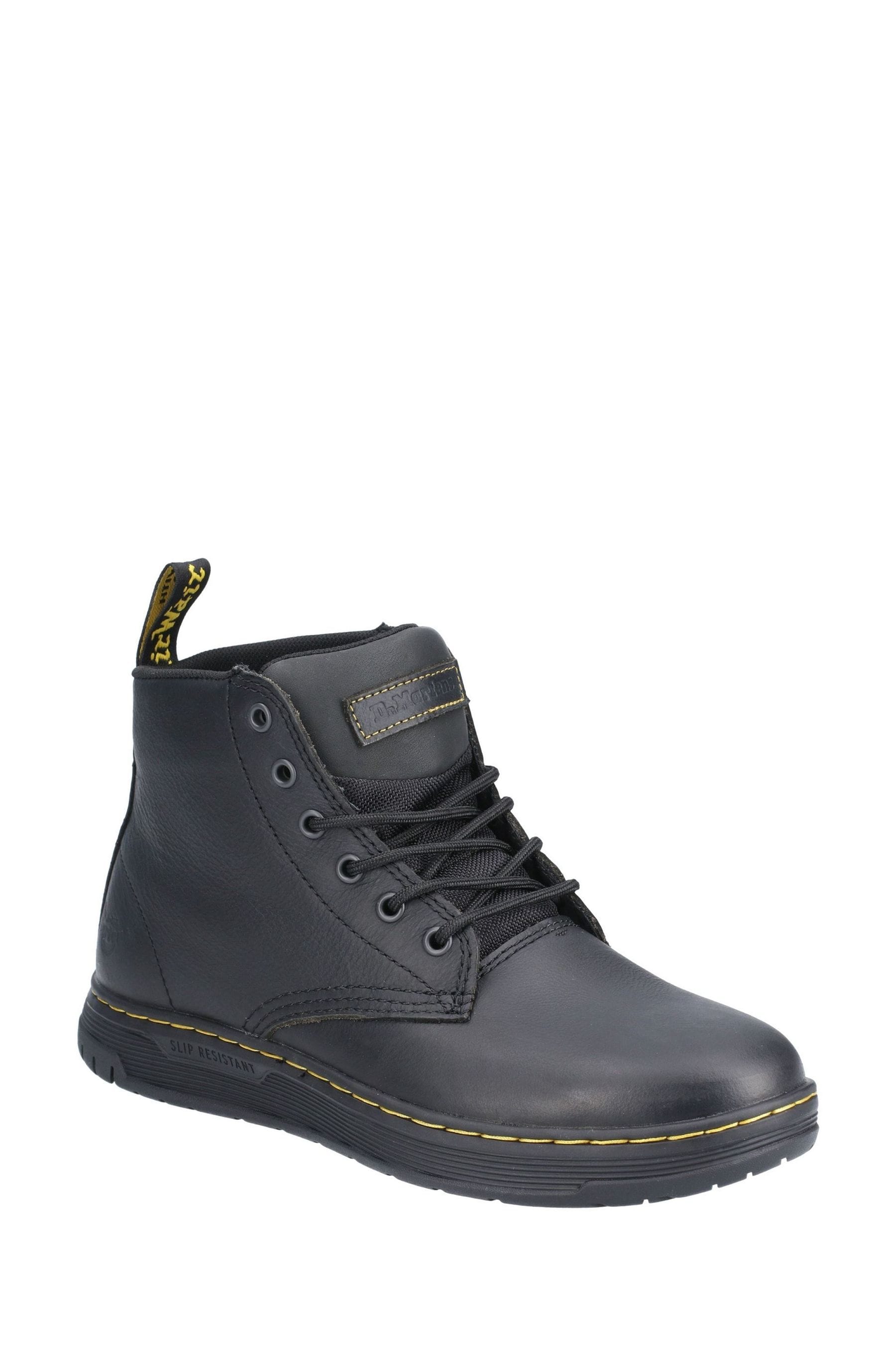 Slip resistant leather shoes top