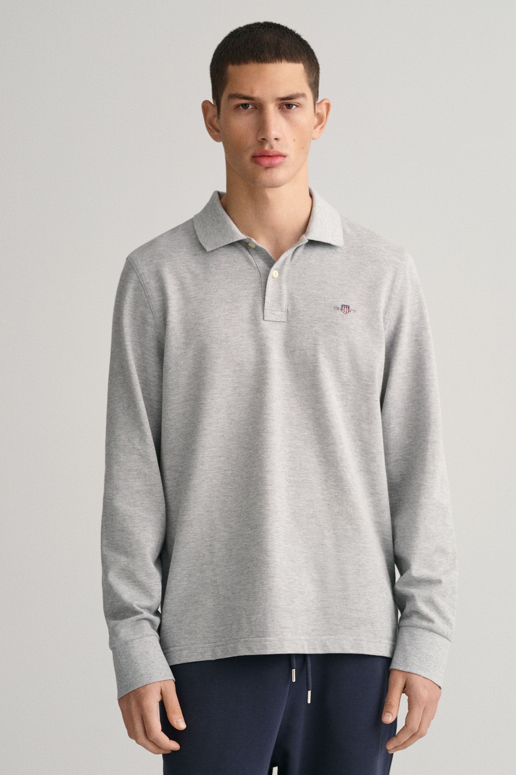 Gant grey polo shirt clearance