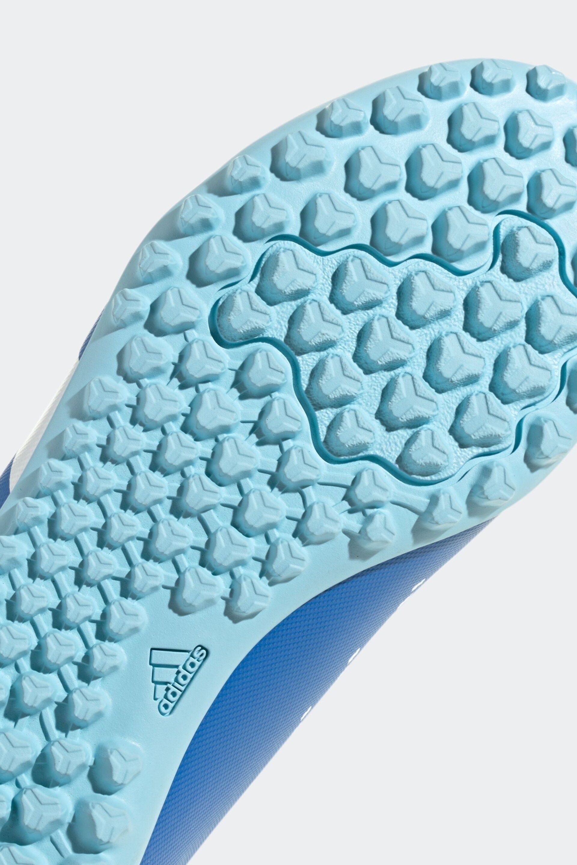 adidas Blue/White Football Sport Kids Predator Accuracy.4 Turf Boots - Image 10 of 12