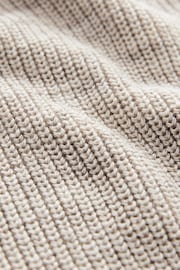 Neutral Crew Neck Knitted Jumper (3mths-7yrs) - Image 4 of 4