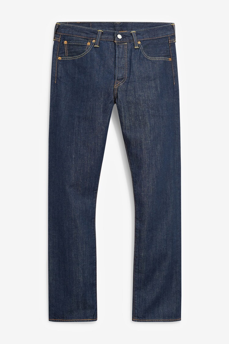 Levi's® Marlon Dark Navy Blue Denim 501® Original Jeans - Image 6 of 7