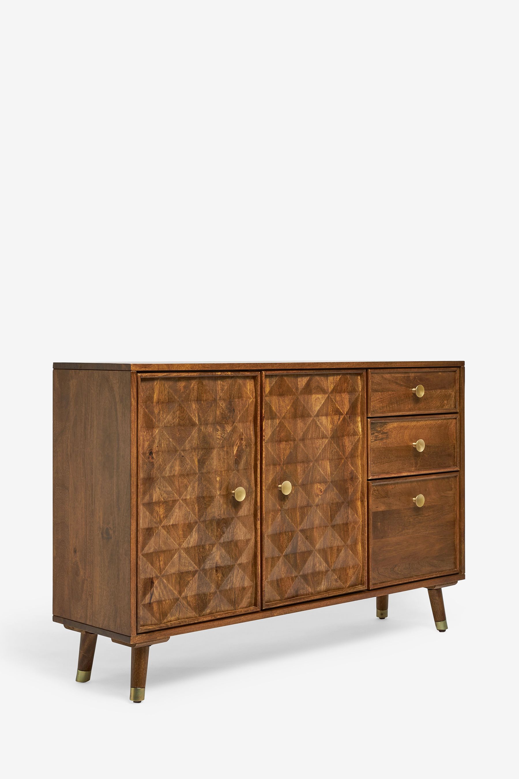 Dark Lloyd Mango Wood Space Saving Large Sideboard