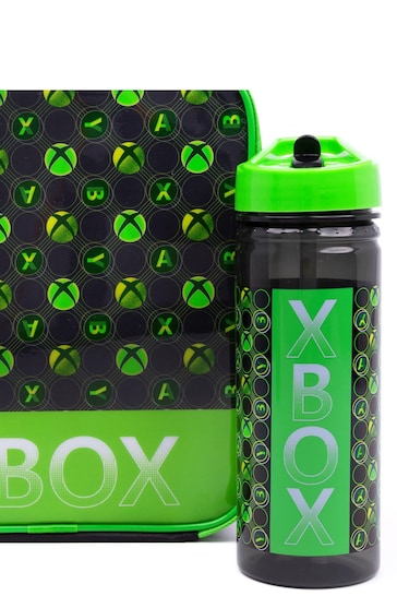 Vanilla Underground Green Xbox Licensing Gaming Lunch Box Set