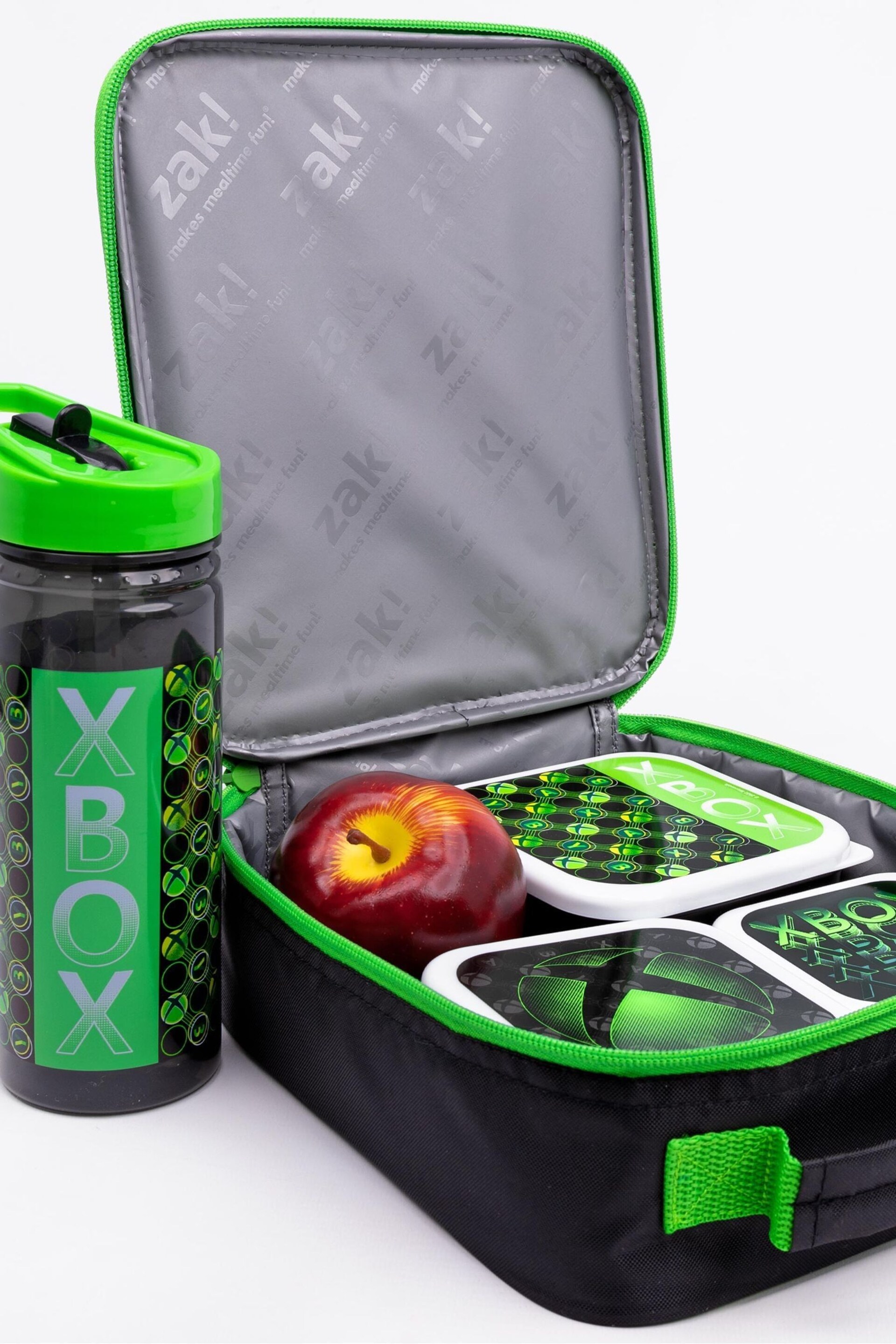 Vanilla Underground Green Xbox Licensing Gaming Lunch Box Set - Image 3 of 4