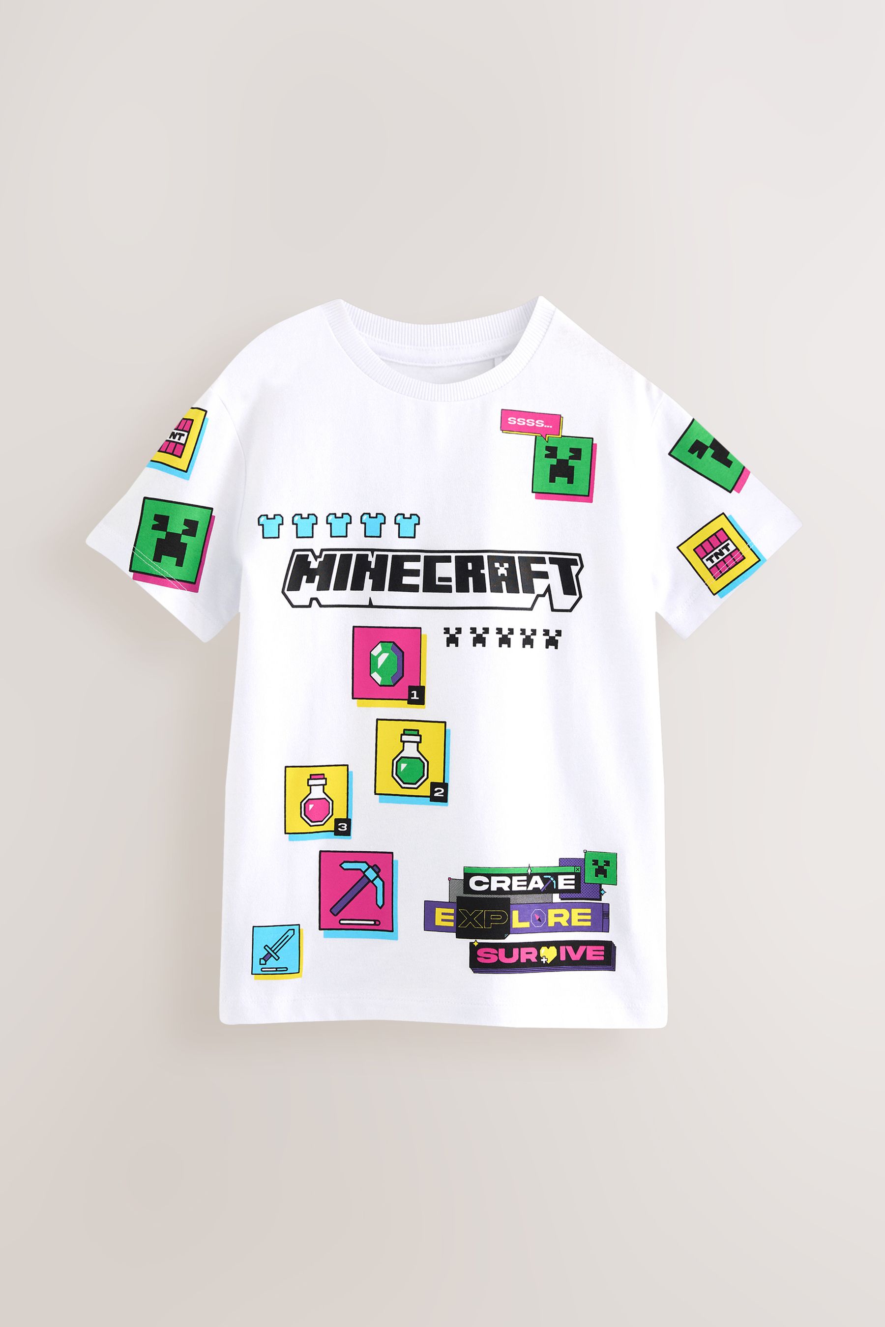 Minecraft t shirt uk shop