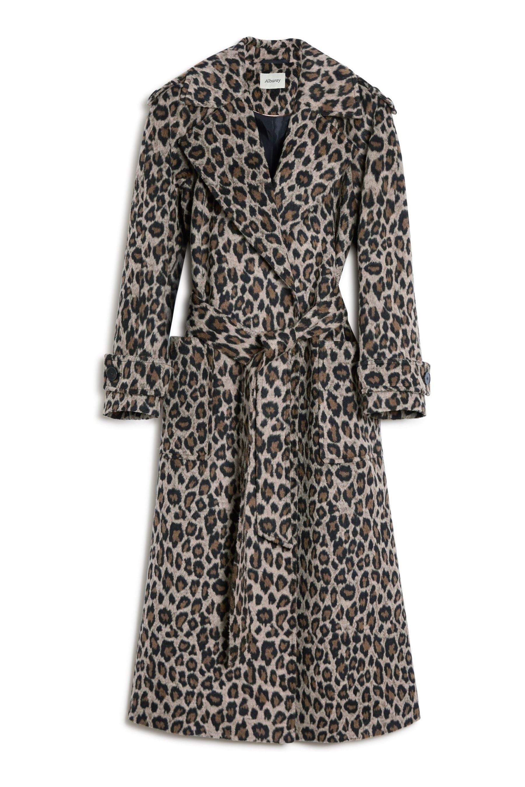 Next leopard coat shop