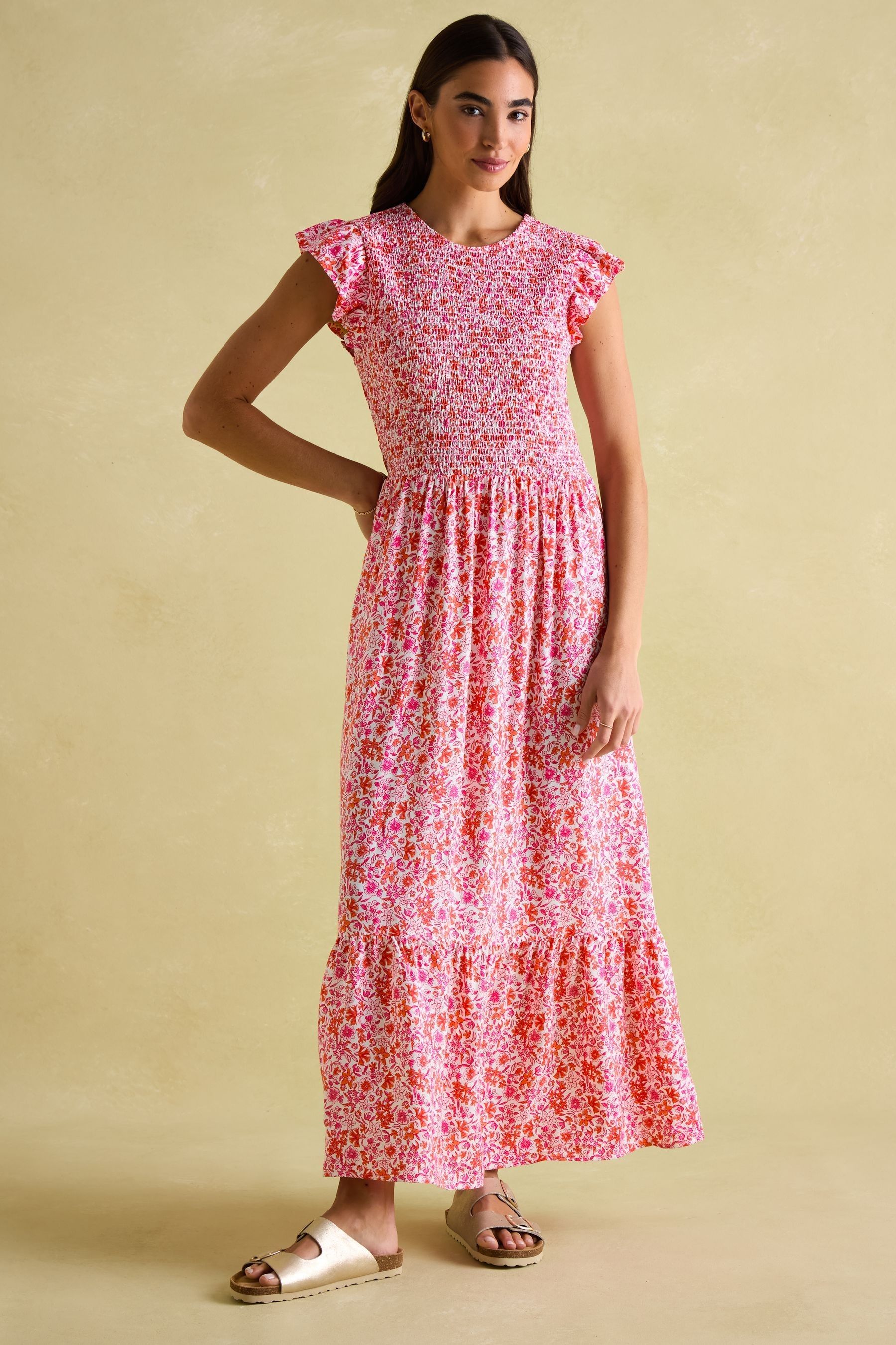 Joules pink dress top