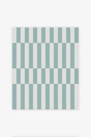 Blue Optimism Stripe Wallpaper - Image 3 of 5