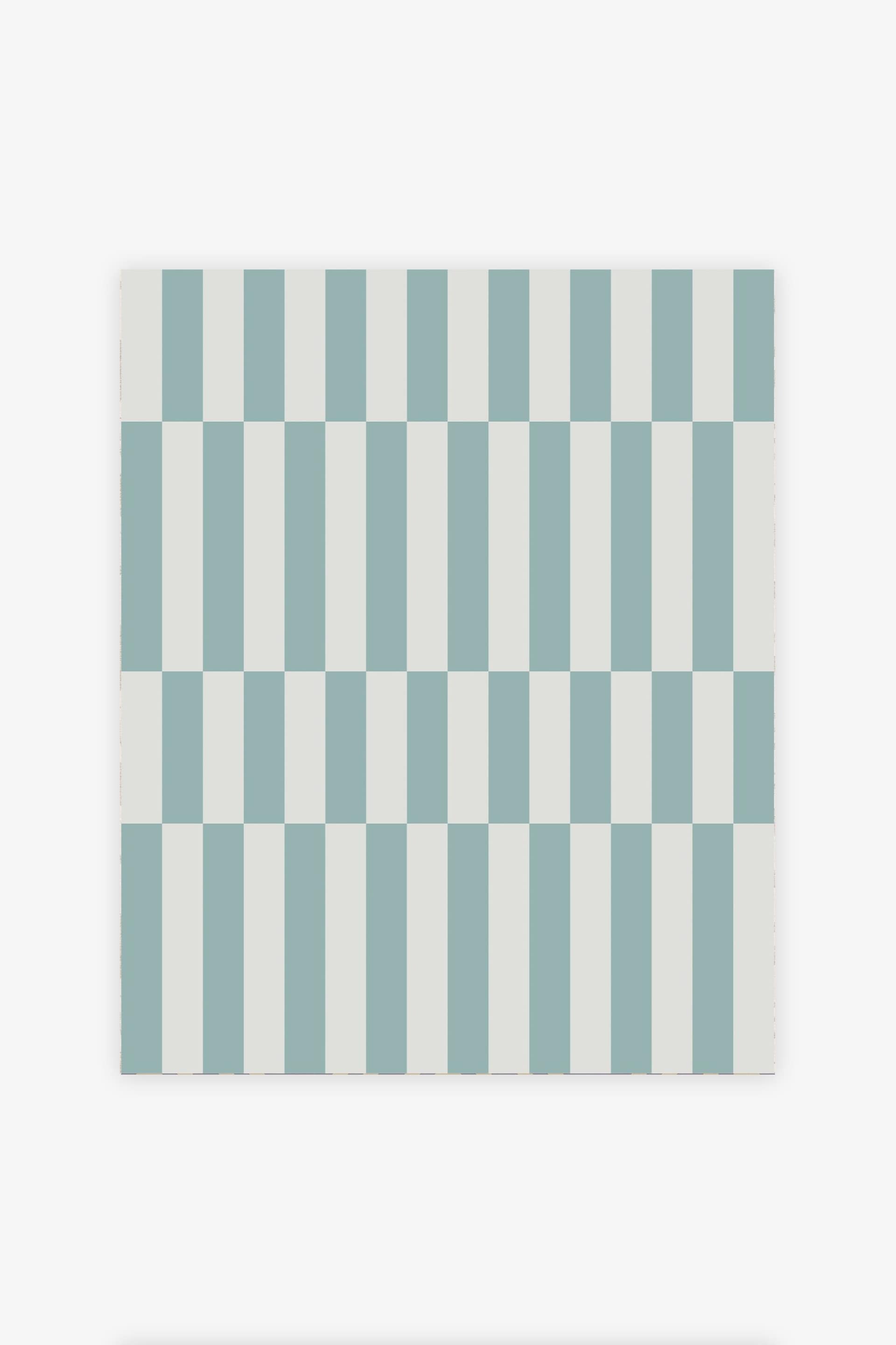 Blue Optimism Stripe Wallpaper - Image 3 of 5