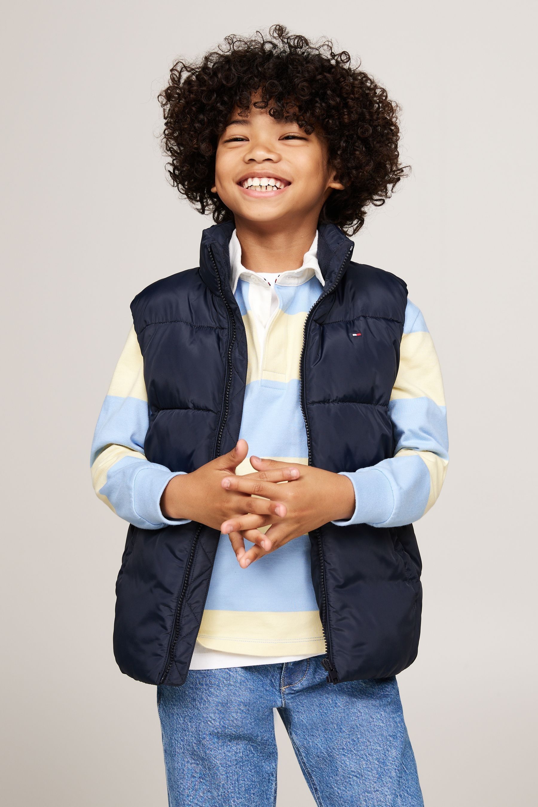 Buy Tommy Hilfiger Blue Kids Essential Padded Gilet from Next Canada