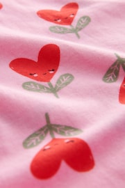 Pink Heart 100% Cotton Long Sleeve Pyjamas - Image 8 of 8