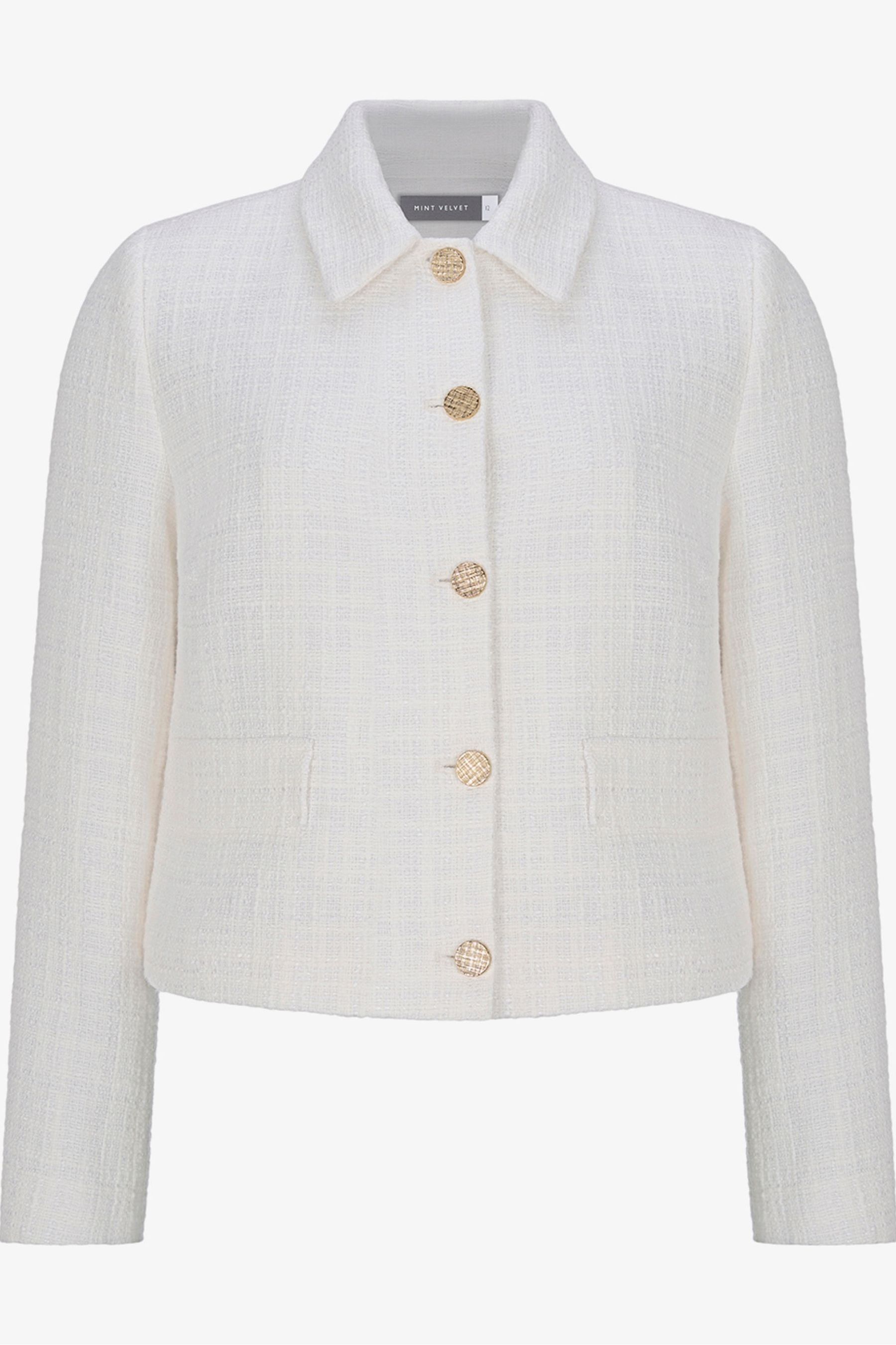 Mint velvet white coat store