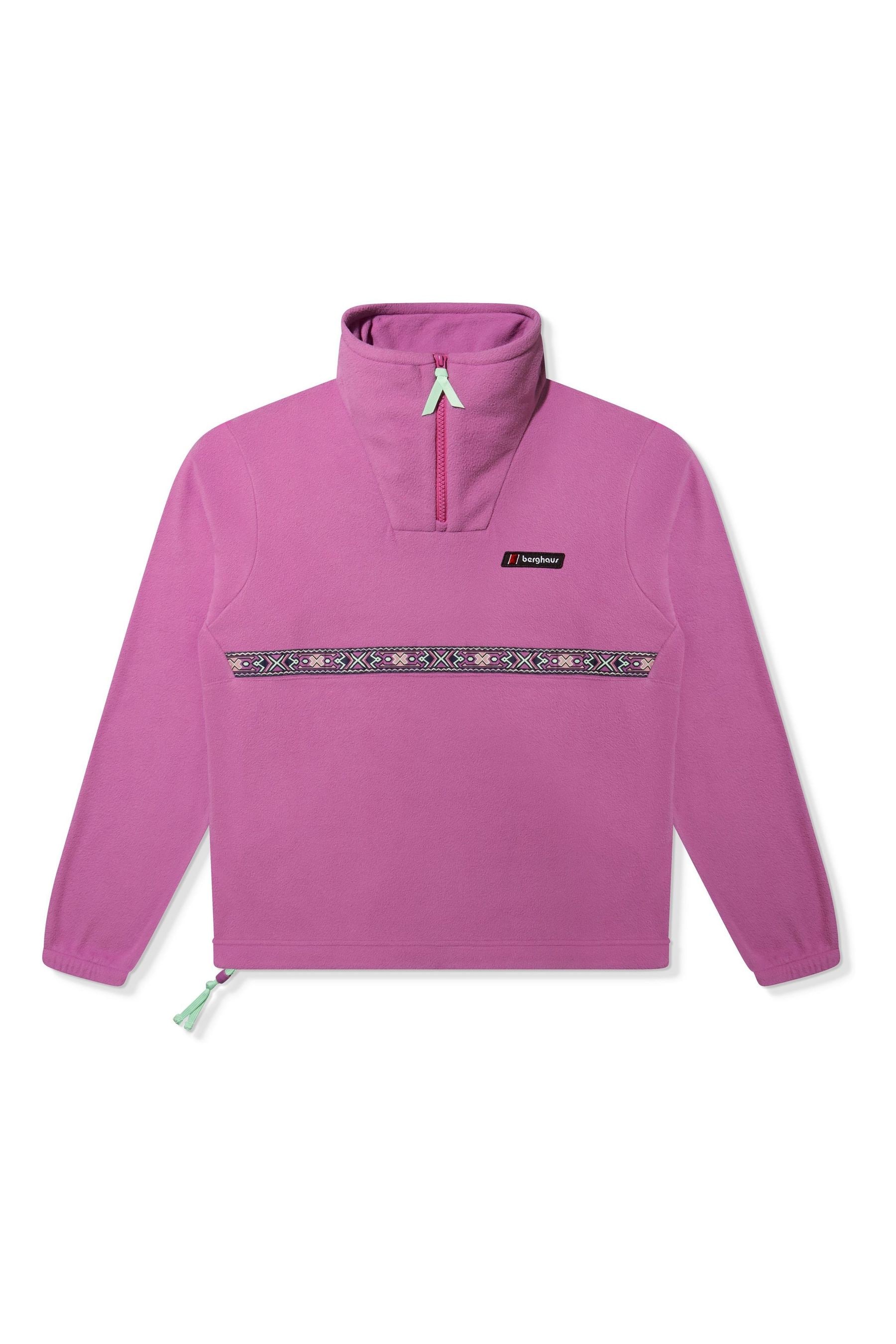 Buy Berghaus Purple Oversized Aztec Half Zip Fleece from Next Lithuania