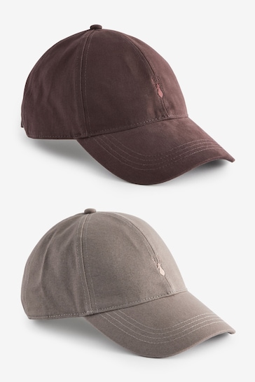 Brown/Neutral Caps 2 Pack