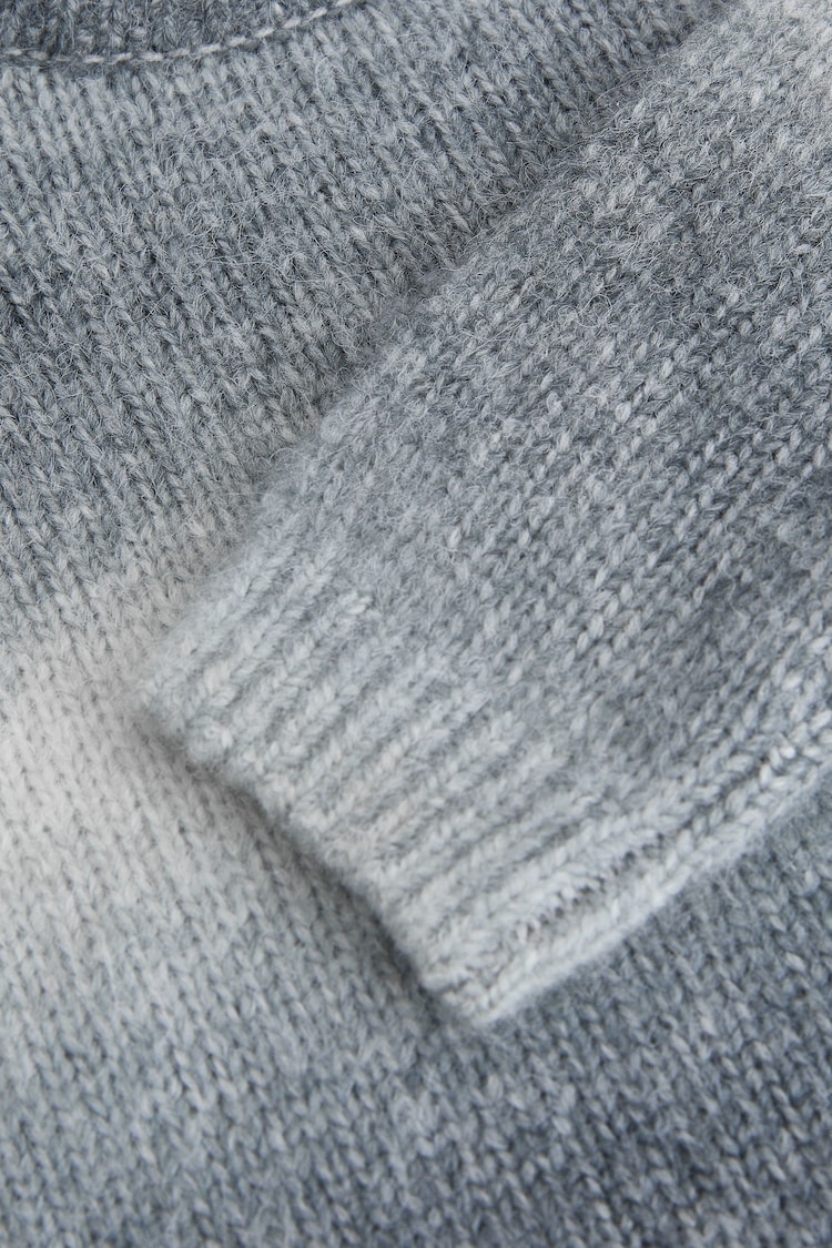 Grey Ombre Crew Neck Jumper (3-16yrs) - Image 3 of 3