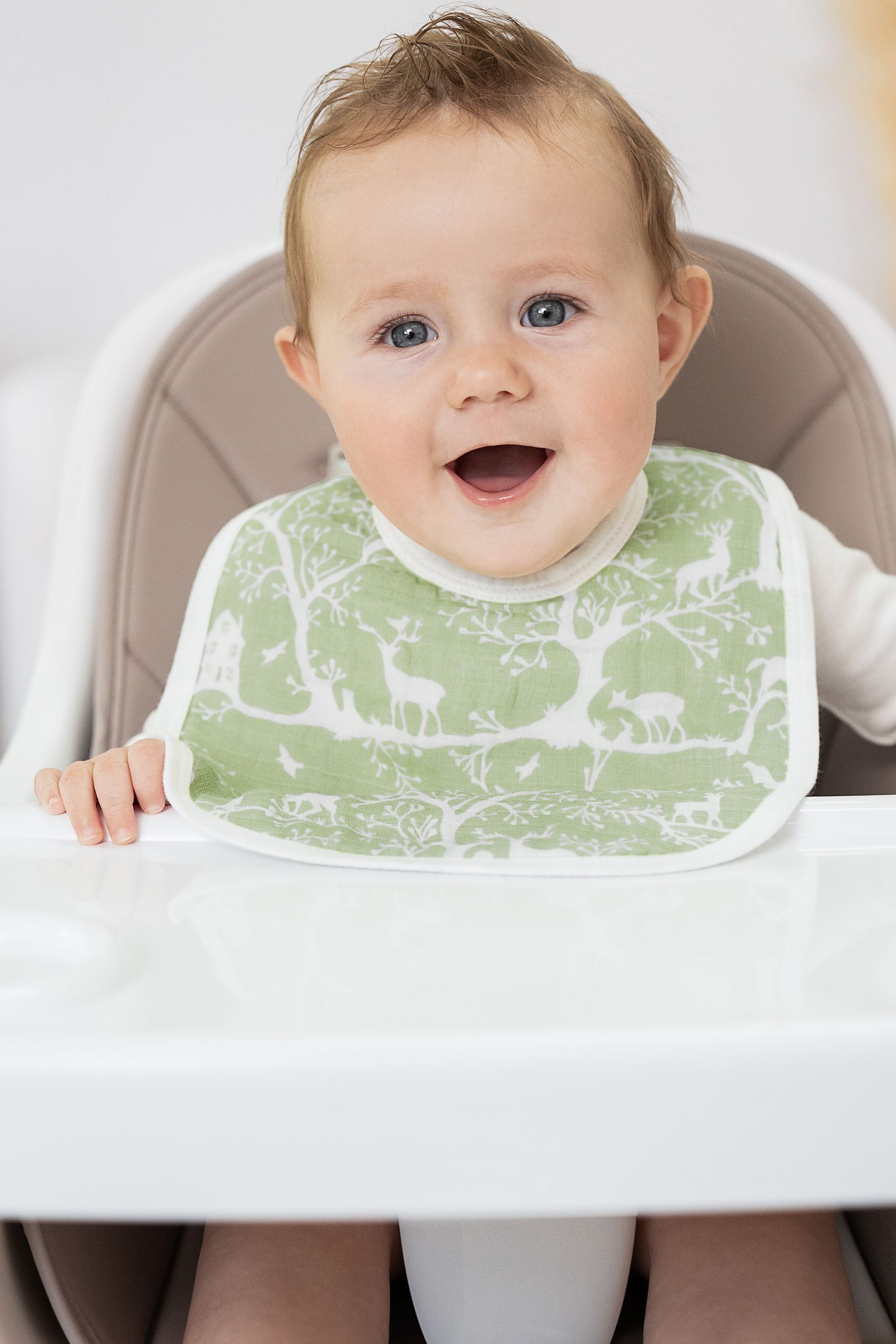 Buy aden anais White Essentials Cotton Muslin Harmony Snap Bibs 3 Pack from Next Estonia