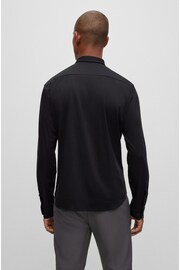 BOSS Black Biado Long Sleeve Jersey Shirt - Image 2 of 6