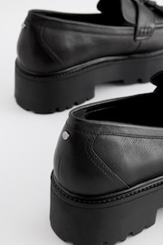 Black Signature Leather Chunky Tassel Loafers - Image 10 of 10