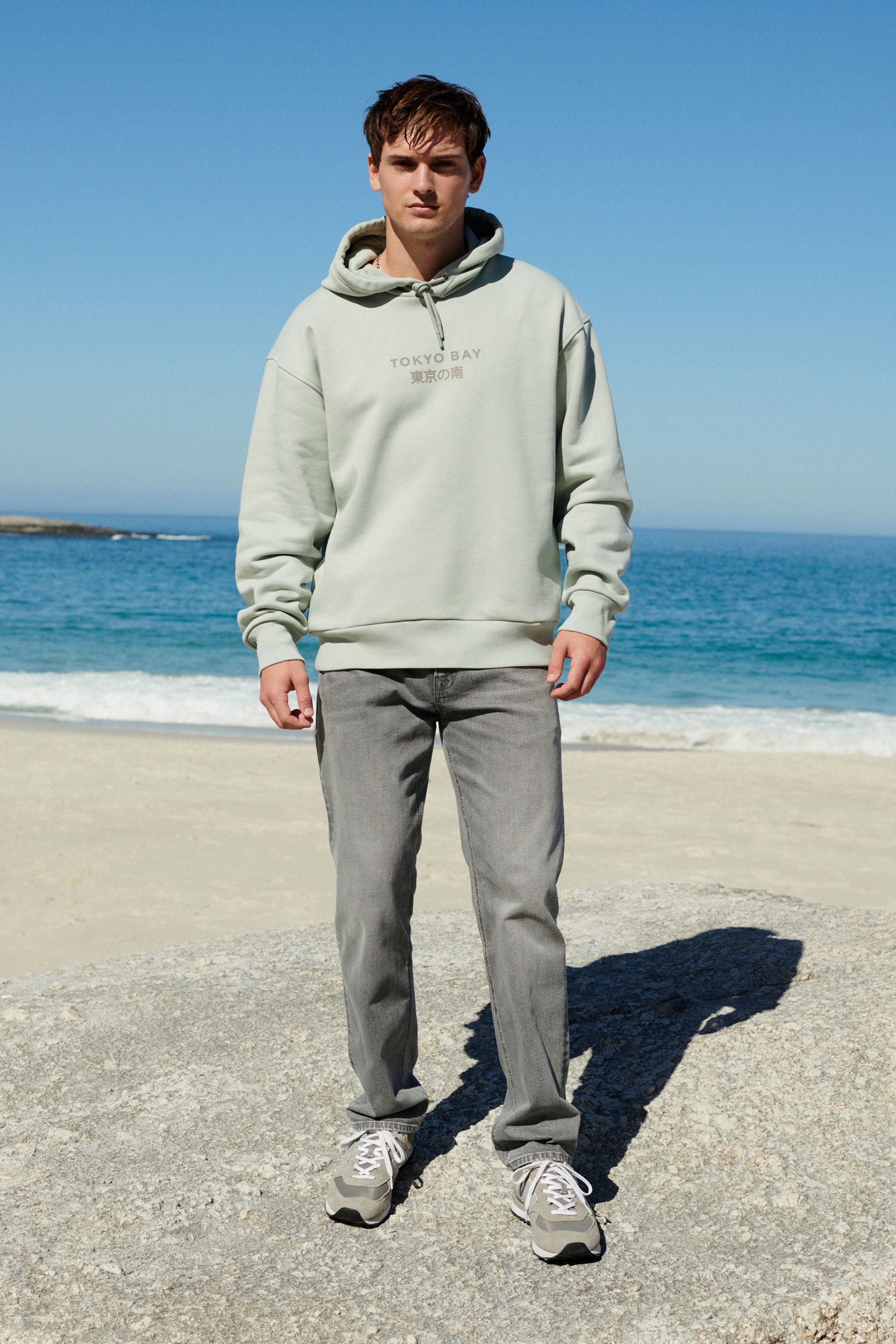 Sage color sweatshirt top