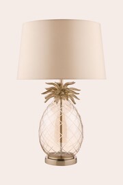 Laura Ashley Champagne Gold Pineapple Table Lamp Shade - Image 3 of 5