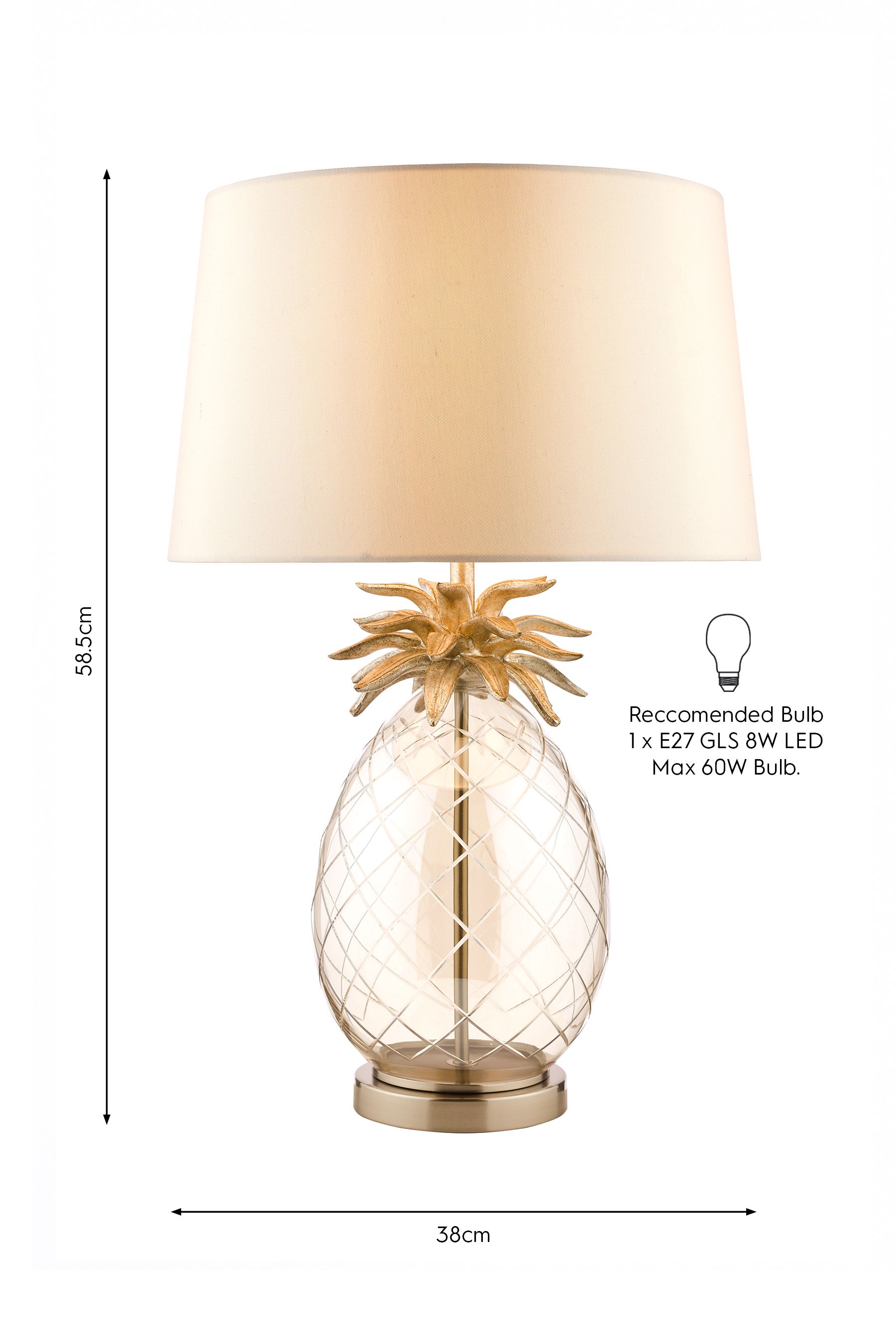 Pineapple light shade sale