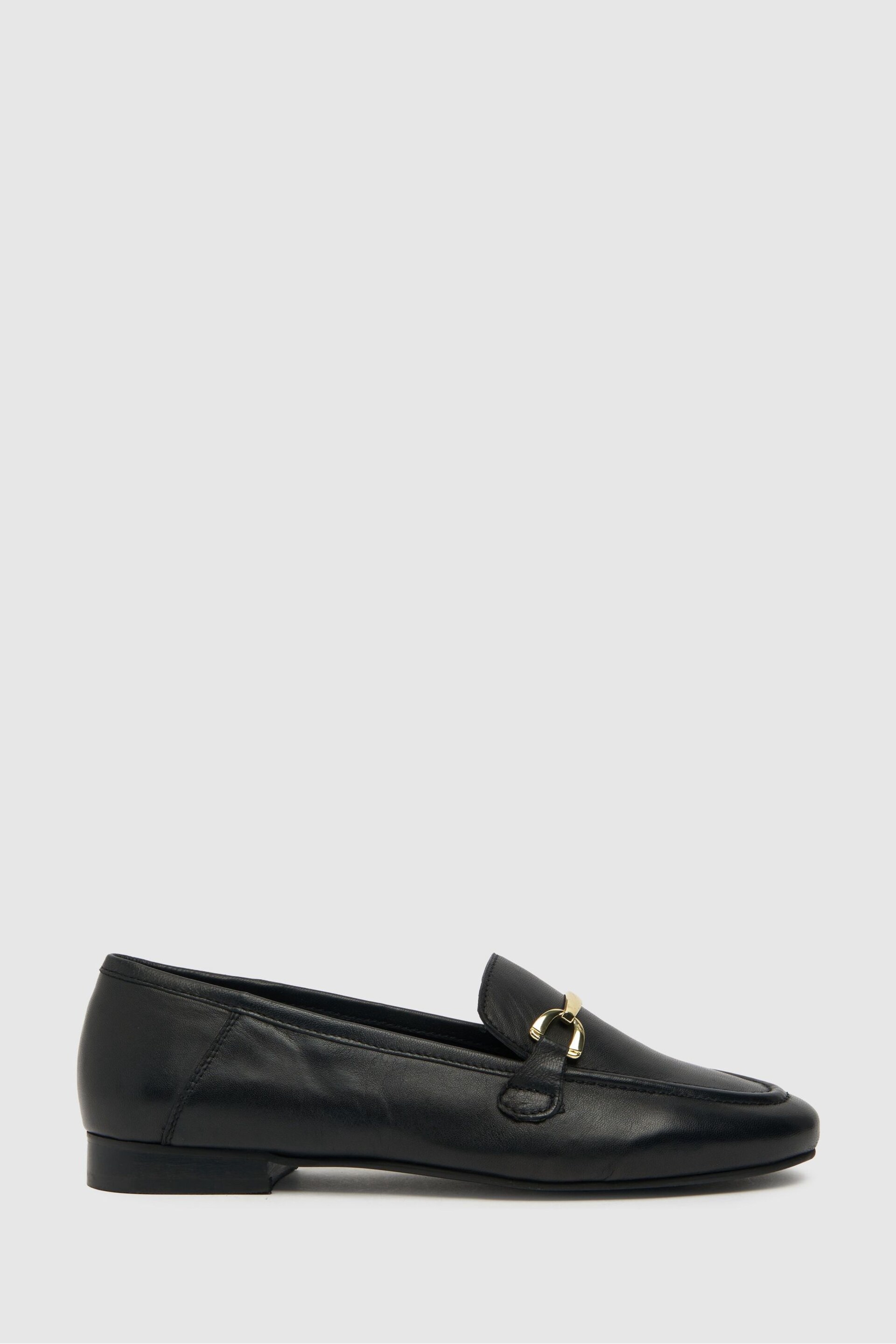 Schuh Liliane Leather Snaffle Loafers - Image 1 of 4