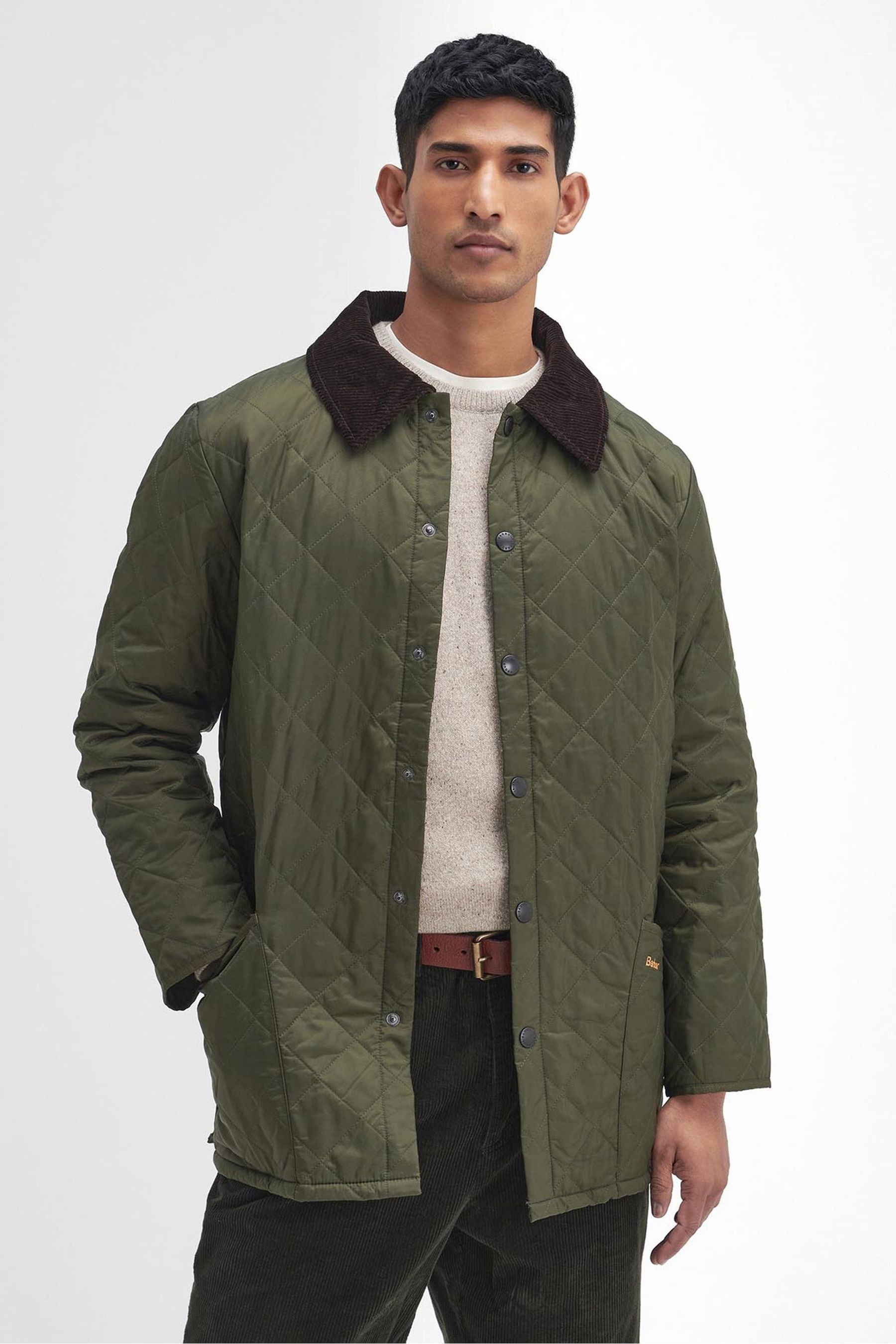 Barbour jacket khaki top
