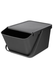 Brabantia Grey Stackable Sort & Go Bin - Image 4 of 6