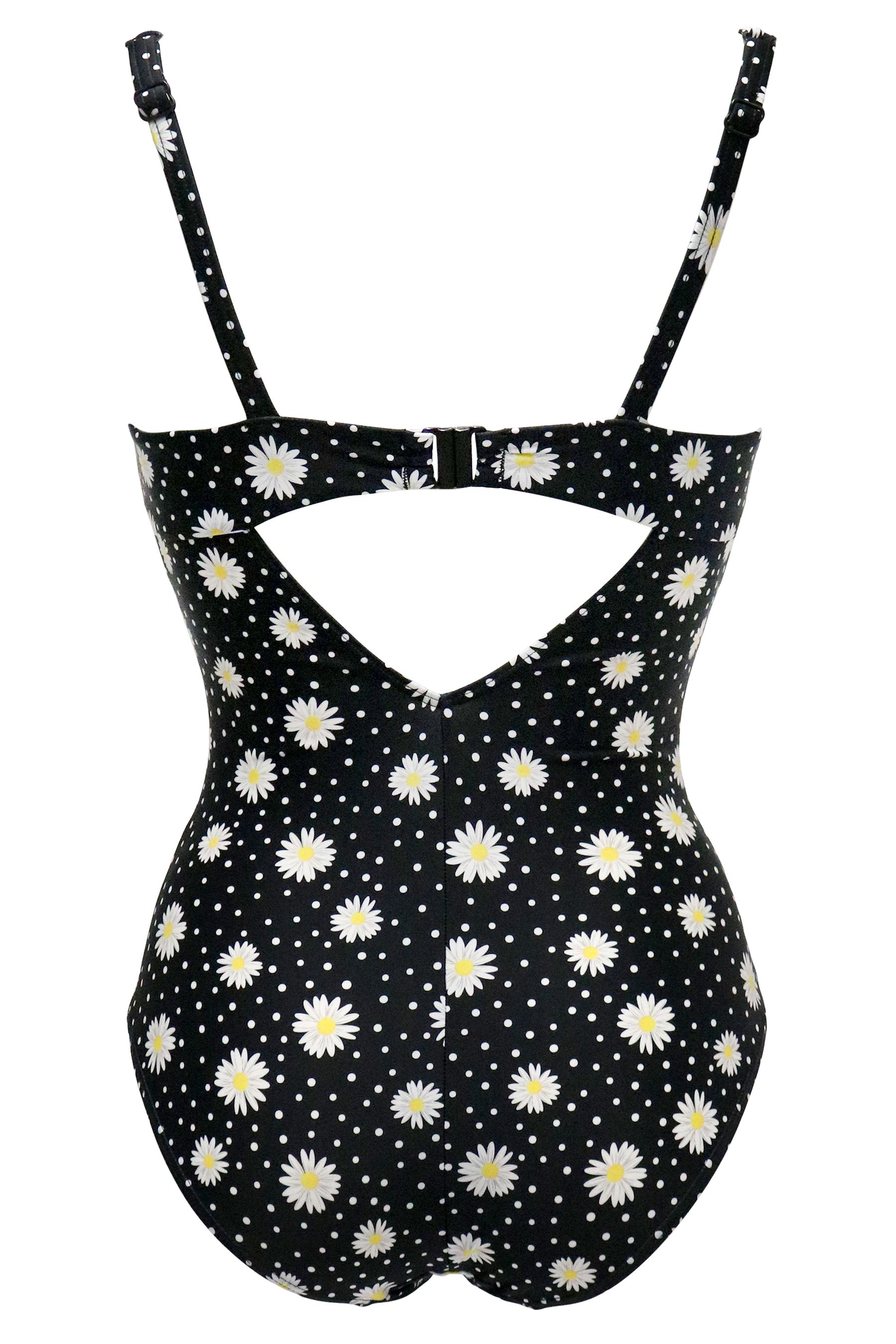 Pour Moi Black Out Of Office Lightly Padded Non Wired Control Swimsuit