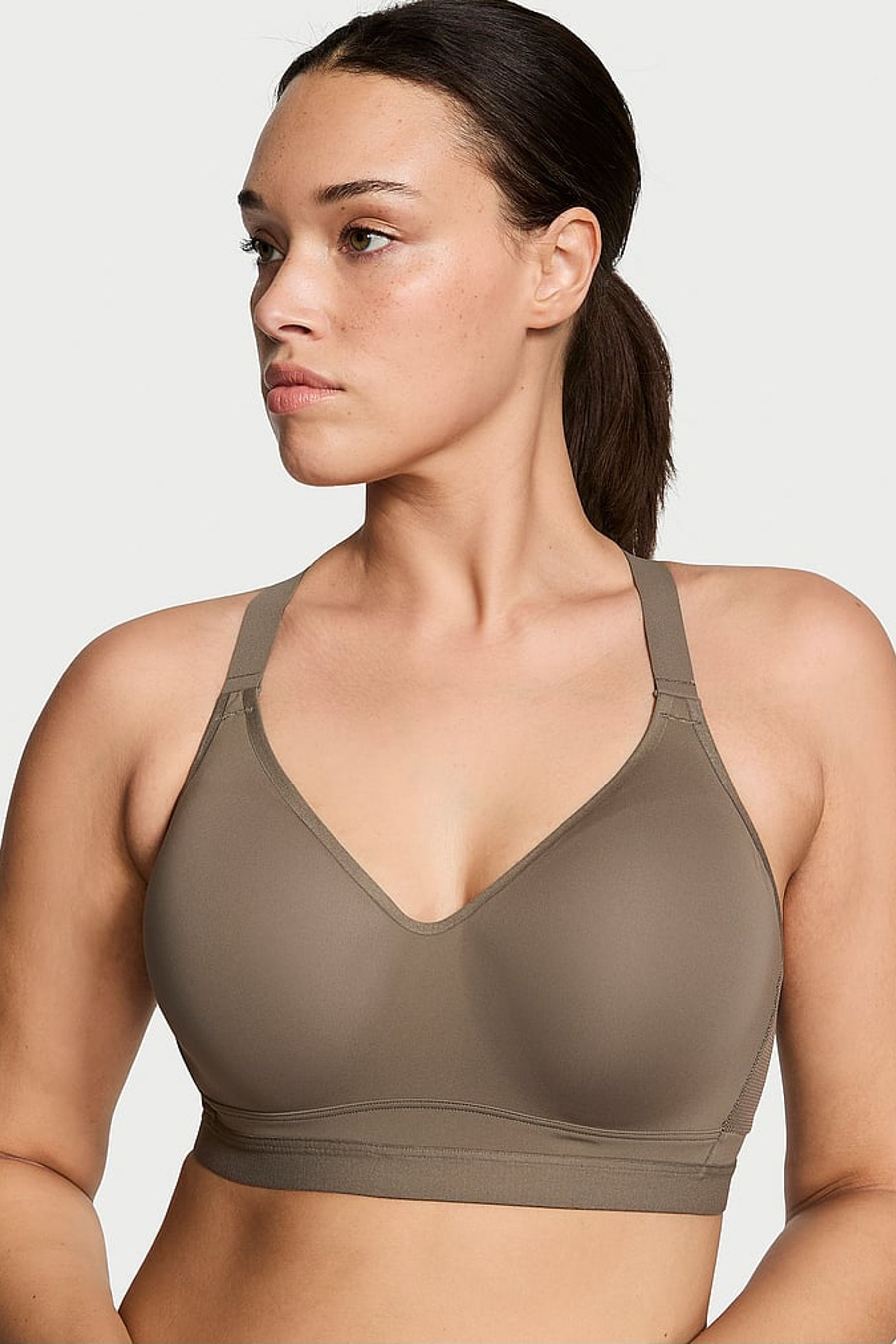 Olive green sports bra clearance
