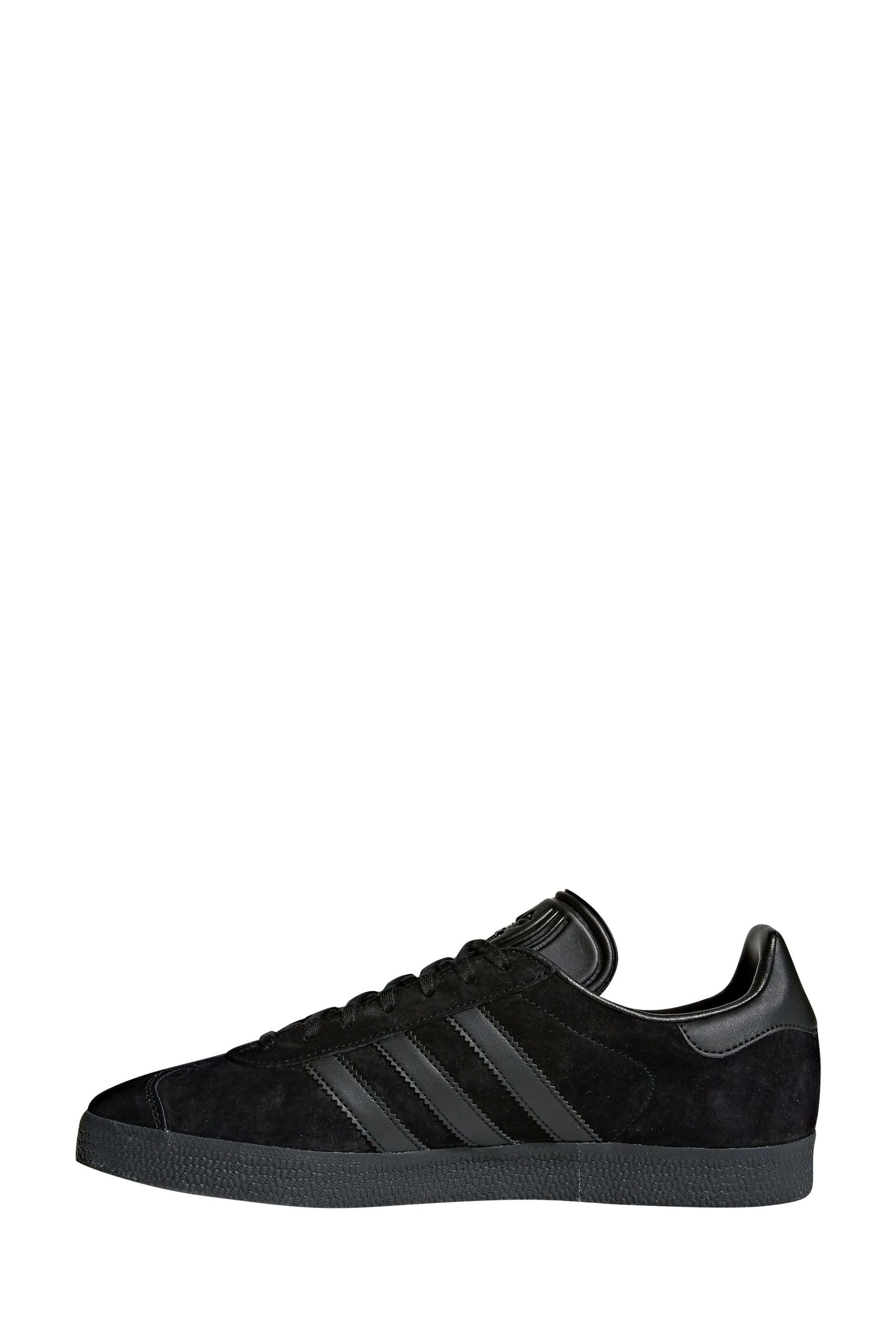 Adidas gazelle mens black suede store