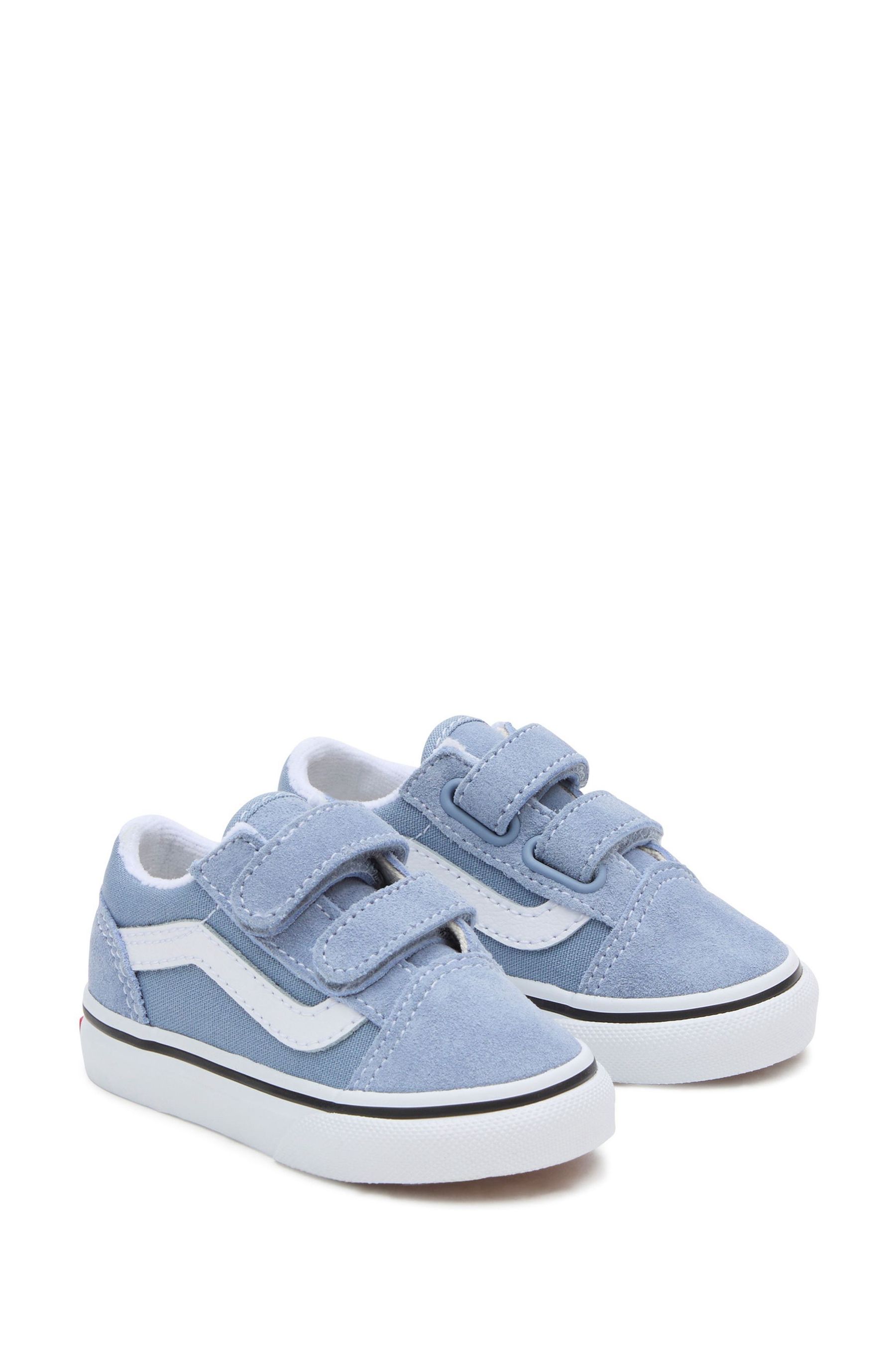 Vans old skool v blue top