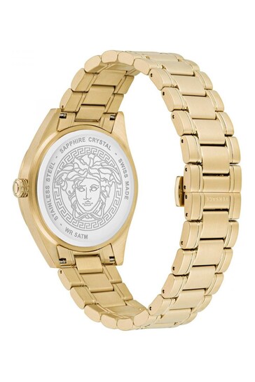 Versace Gents Gold Tone V-Code Watch