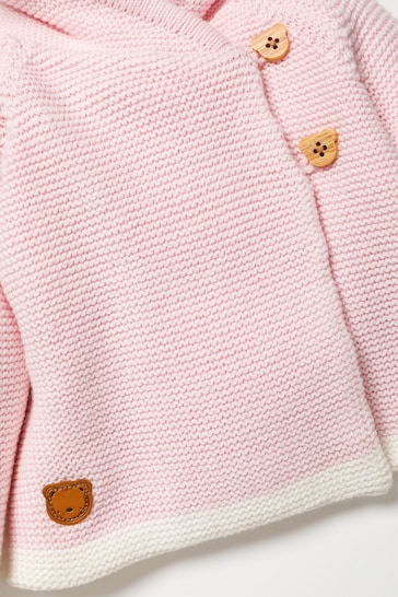 Rock-A-Bye Baby Boutique Cotton Knitted Hooded Jacket