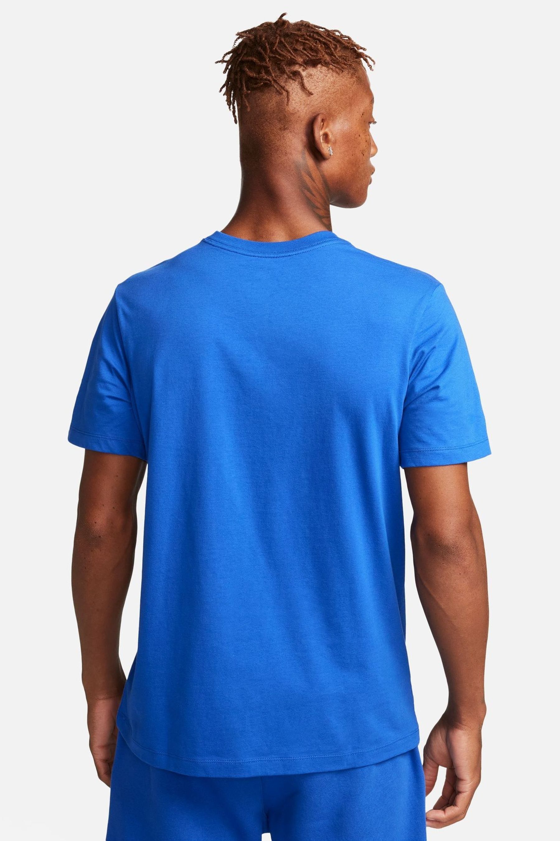 Mens royal blue nike shirt sales
