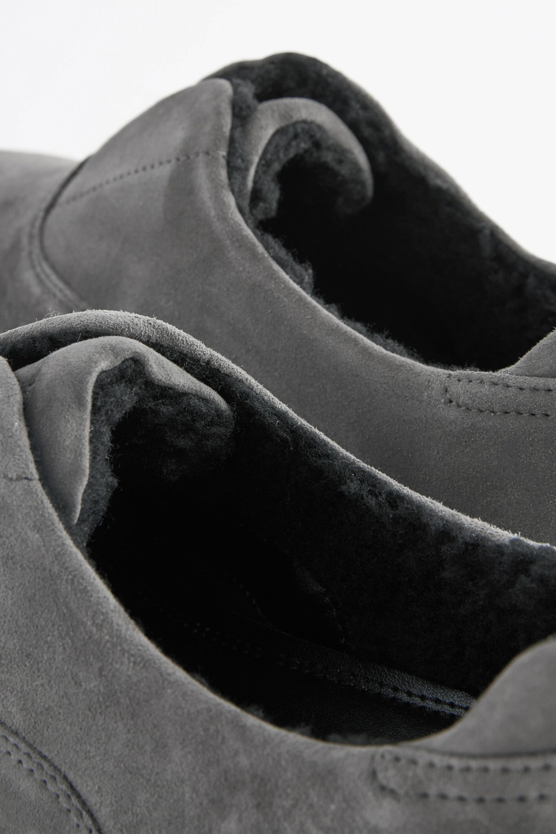 Grey Slip On Signature Forever Comfort® Leather Chunky Wedges Platform Trainers - Image 7 of 9