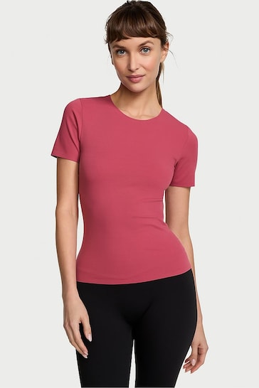 Victoria's Secret Deep Rose Pink VS Elevate T-Shirt