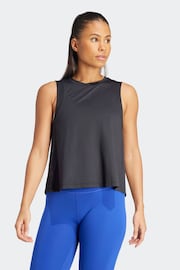 adidas Black Studio Tank Top - Image 1 of 6