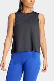 adidas Black Studio Tank Top - Image 3 of 6