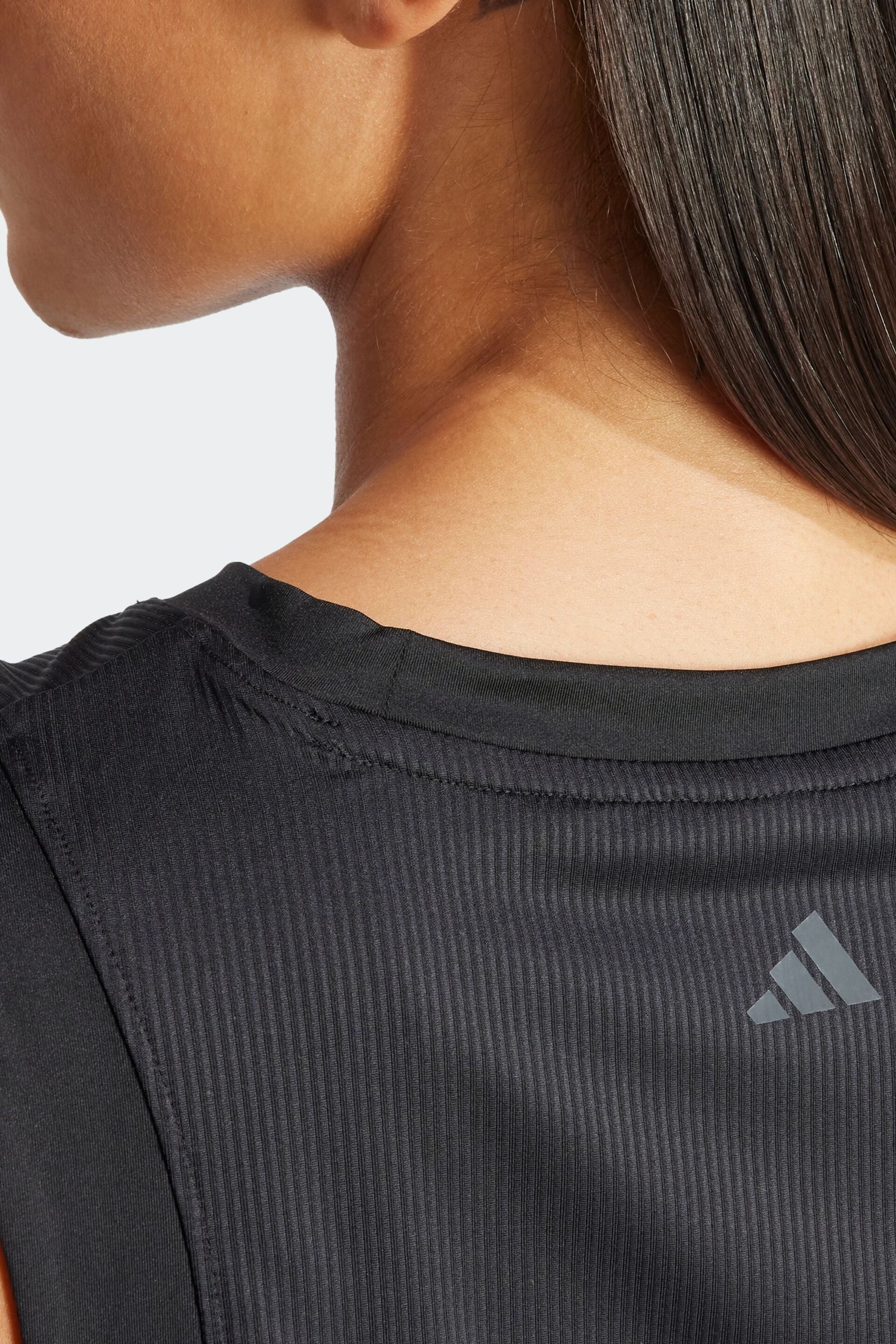 adidas Black Studio Tank Top - Image 5 of 6