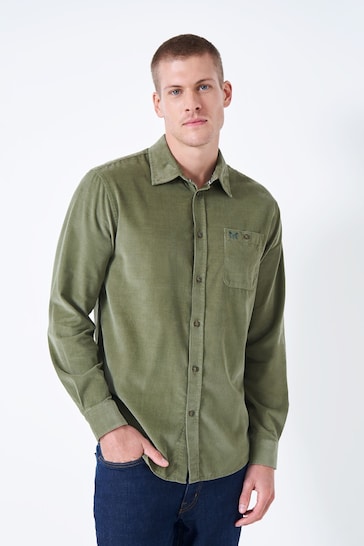 Crew Clothing Long Sleeve Classic Fit Cord Shirt