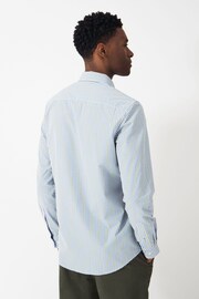 Crew Clothing Peached Poplin Tattersall Slim Fit Shirt - Image 2 of 5