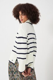 Crew Clothing Company White Textured Wool  Jumper - Image 2 of 5