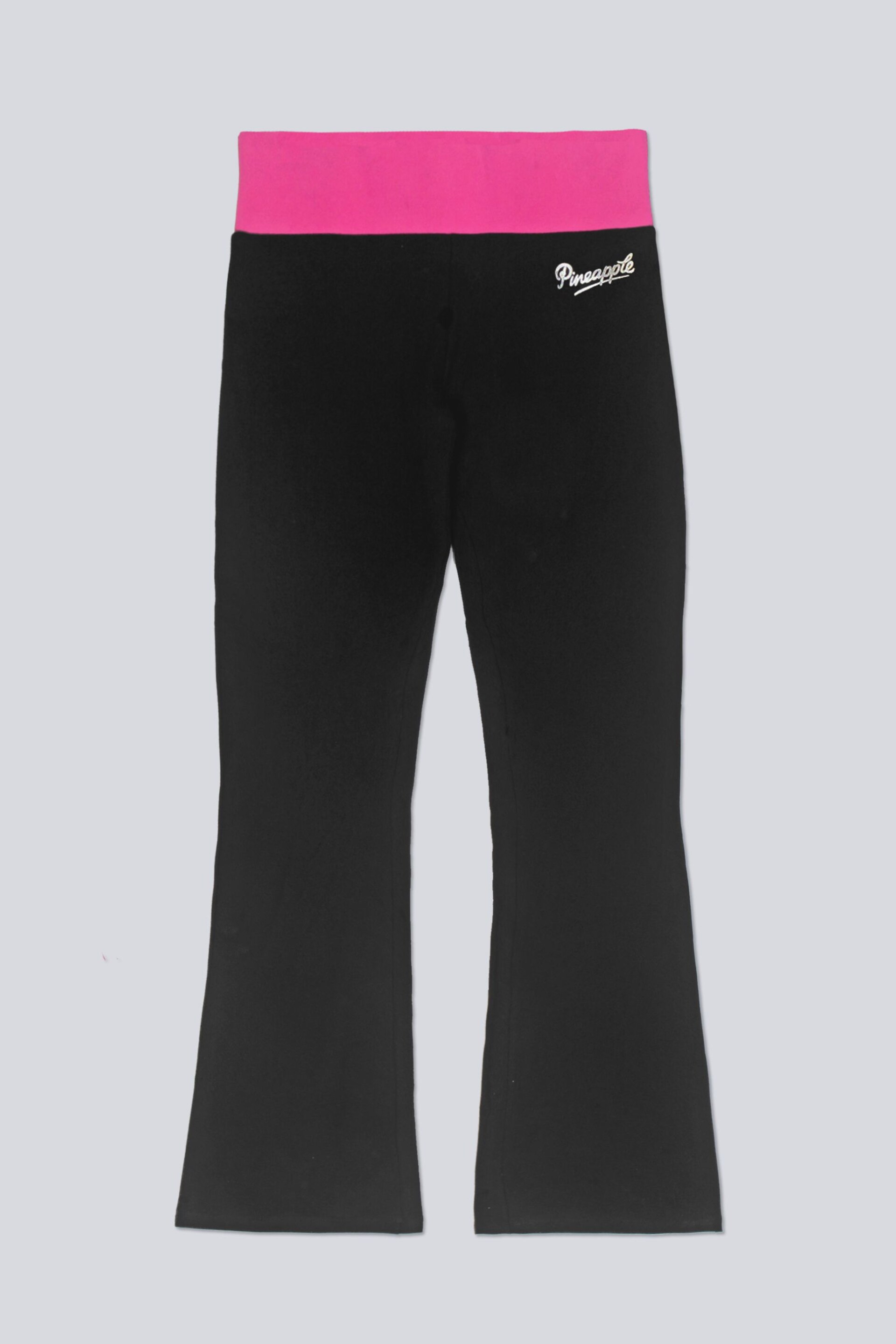 Pineapple Black Contrast Band Womens Jersey Trousers - Image 5 of 5