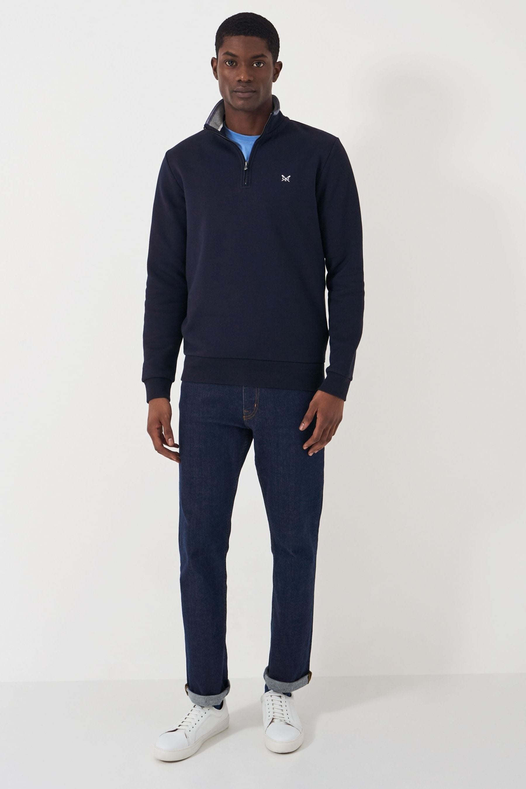 Quarter zip crew online