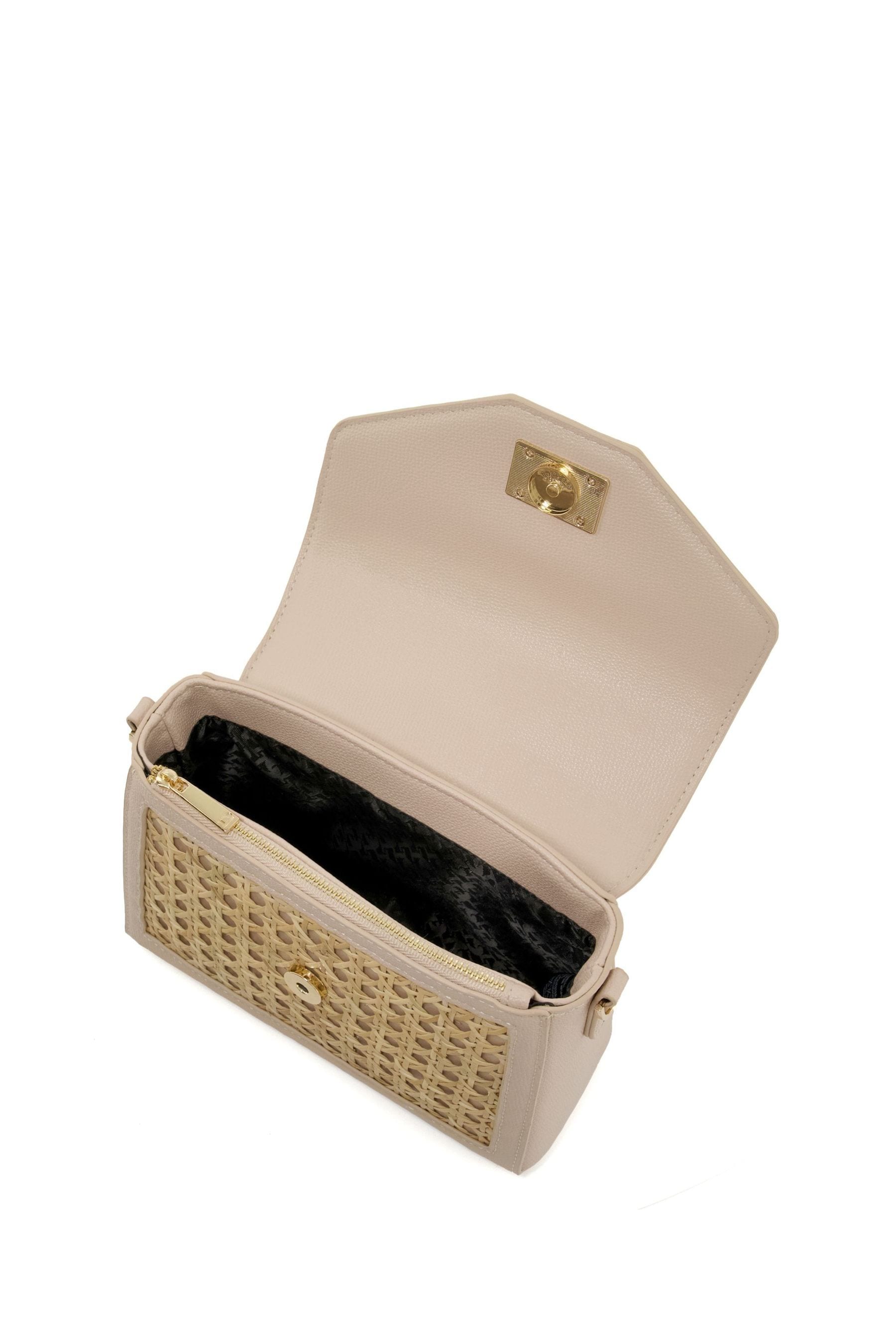 Buy Dune London Pink Dinkydreamland Mini Rattan Bag from the Next UK online shop