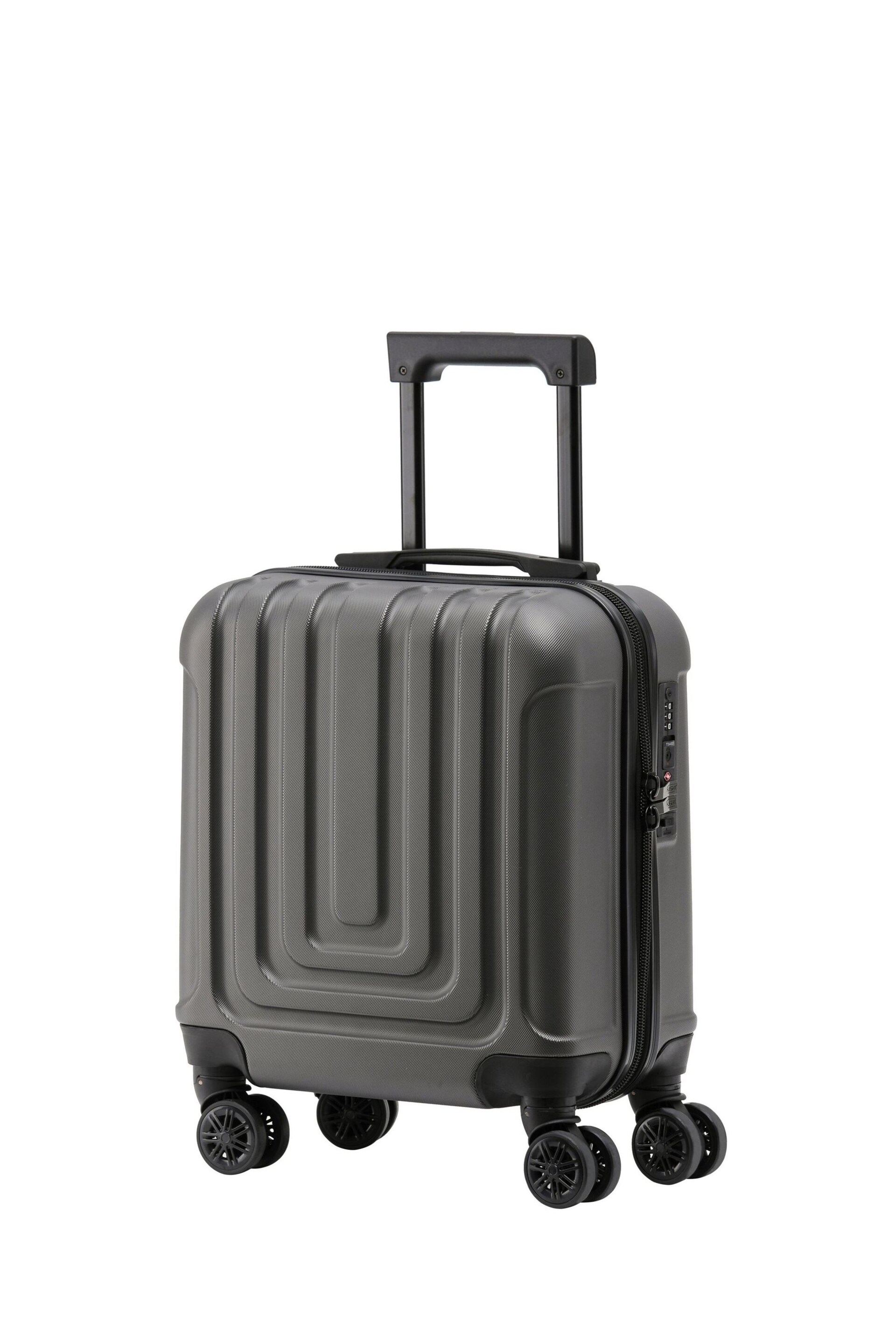 Flight Knight 45x36x20cm EasyJet Underseat 8 Wheel ABS Hard Case Cabin Carry On Hand Luggage - Image 1 of 7